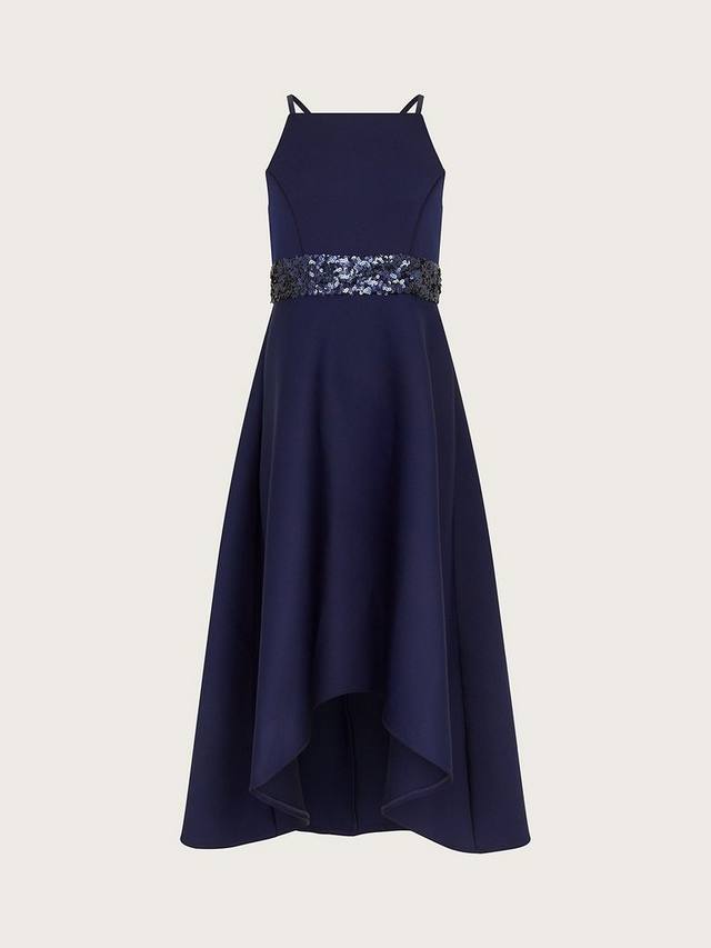 

Детское платье для выпускного с пайетками Monsoon, Navy