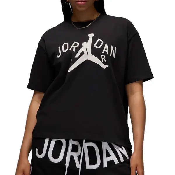 

Футболка x nina chanel abney tee 'black white' Air Jordan, черный