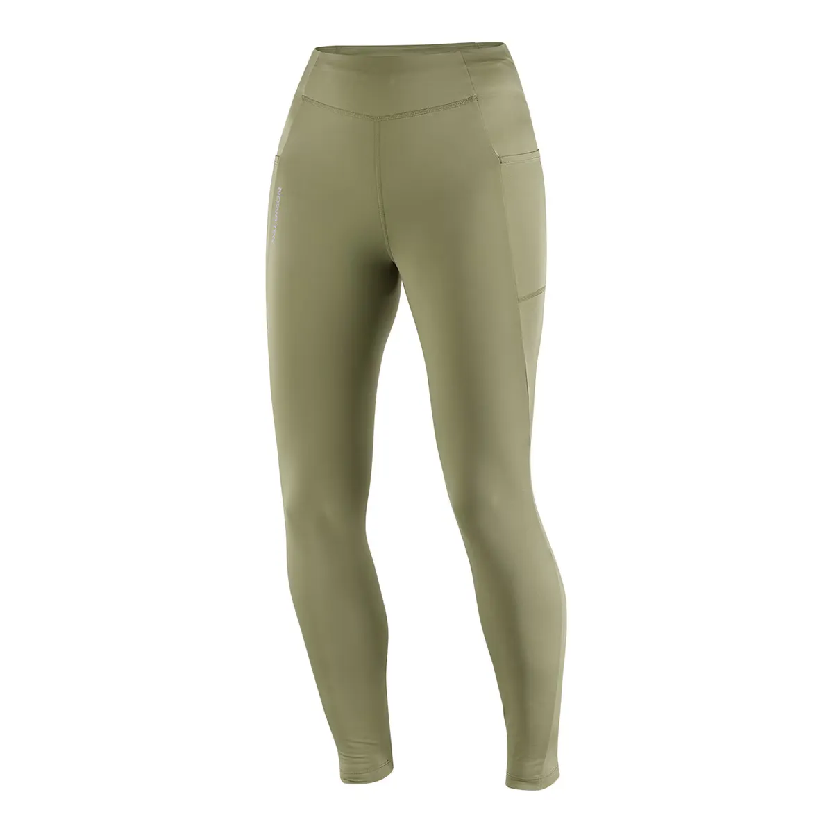 

Женские Cross Warm 28" Tight W Колготки Salomon, цвет Verde Oliva
