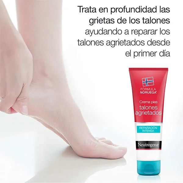 Крем для лица Neutrogena — Для восстанавливающего ухода за потрескавшимися пятками Crème Pieds Talons Crevassés, 50 мл — фото 2