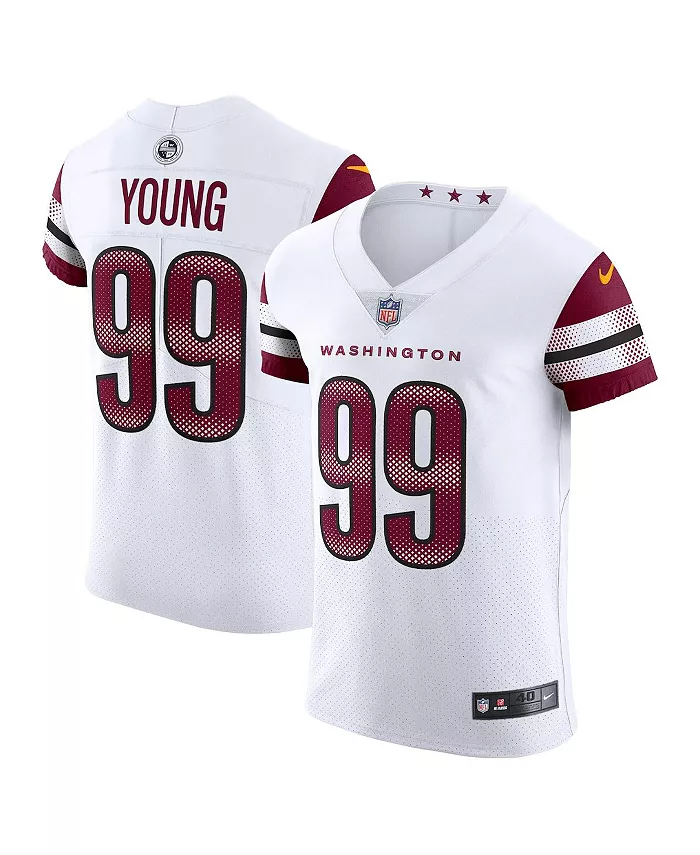 

Мужская альтернативная элитная джерси Vapor Elite Chase Young Washington Commanders Nike, белый