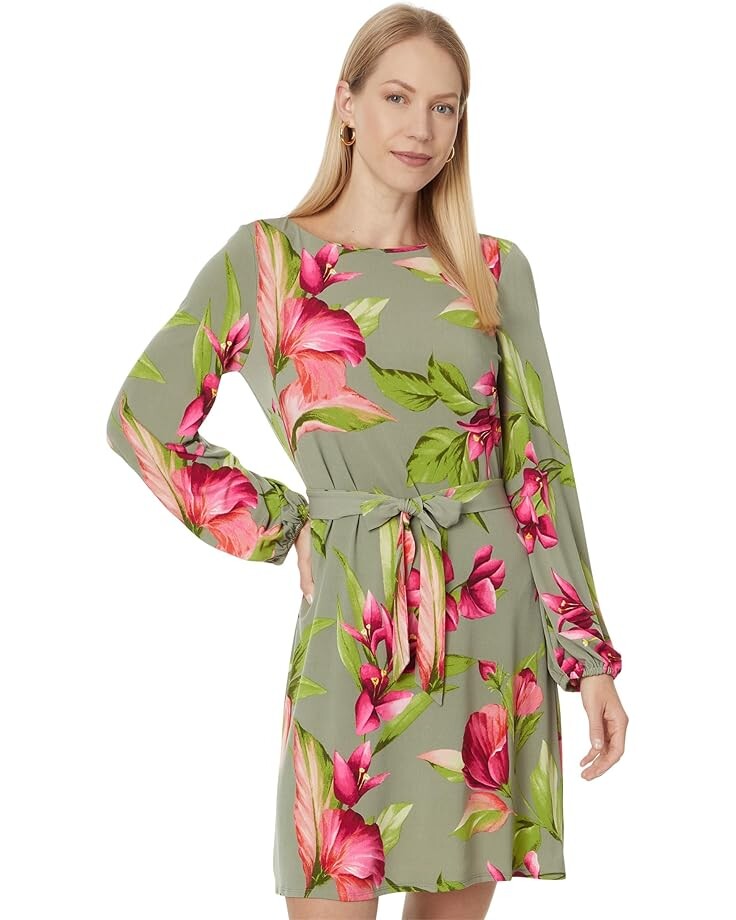 

Платье Tommy Bahama Lavish Blooms Short Dress, цвет Tea Leaf