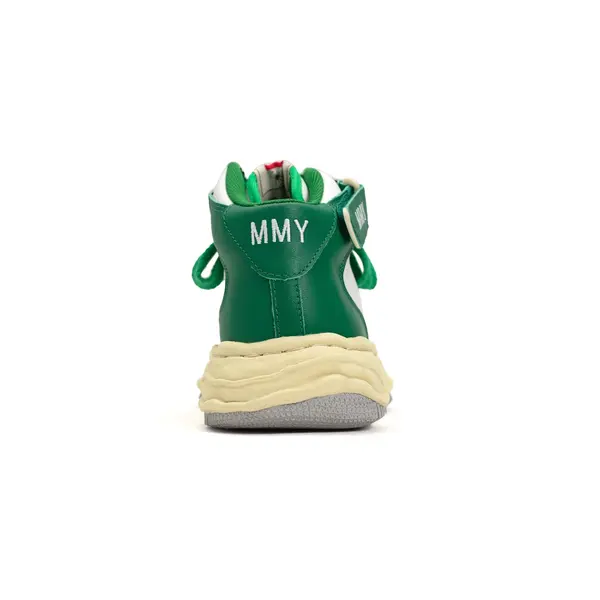 Кроссовки wayne vl og sole leather high-top sneaker Maison Mihara Yasuhiro, зеленый — фото 3