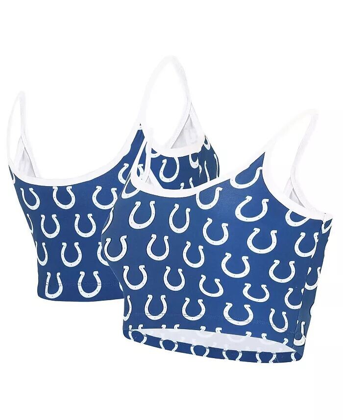 

Женский бюстгальтер без косточек Royal Indianapolis Colts Gauge Lounge Concepts Sport, синий