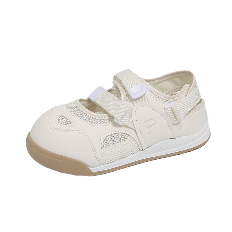 

Низкие кроссовки для детей и подростков с защитой от ударов, износостойкие и дышащие ADOONGA, экрю