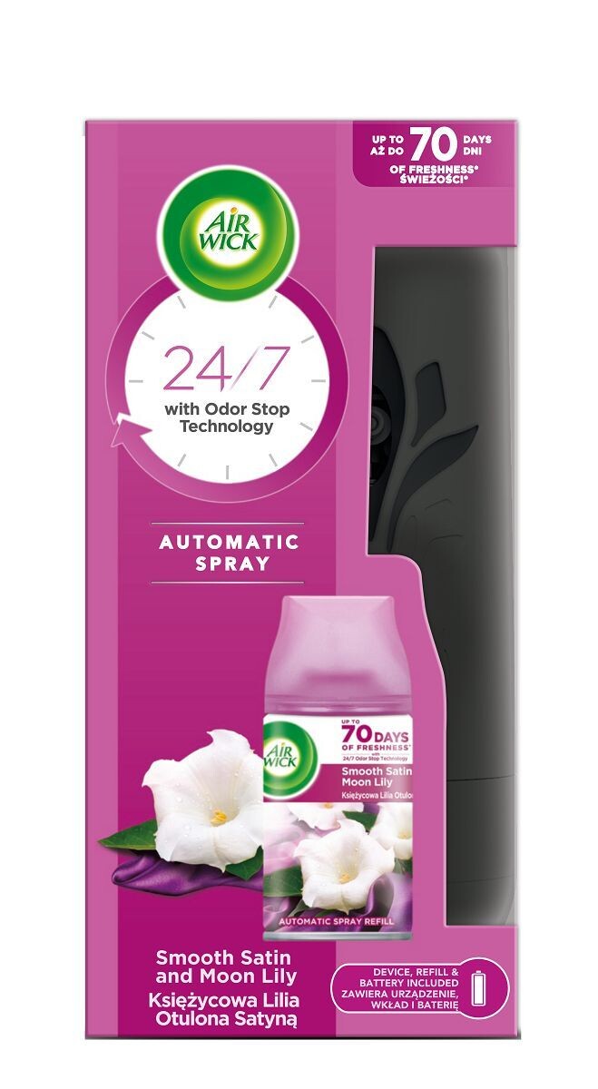 

Освежитель воздуха Air Wick Freshmatic Księżycowa Lilia Otulona Satyną, 1 шт