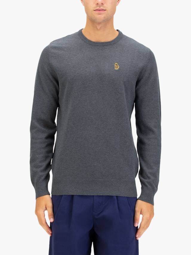 

Вязаный джемпер Gerard 3 LUKE 1977, Charcoal