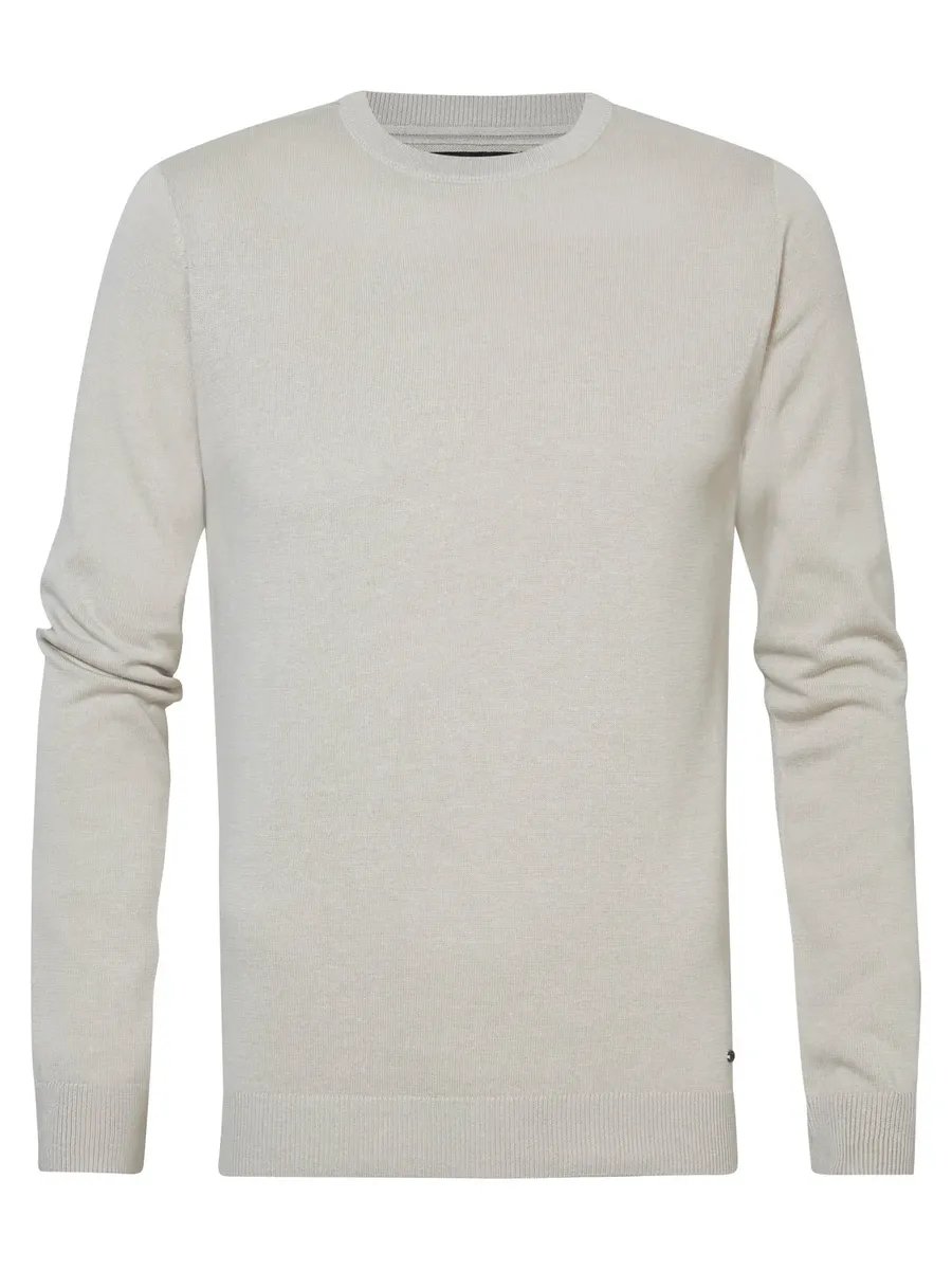 

Свитер с круглым вырезом Petrol Industries "Round Neck Basic", белый