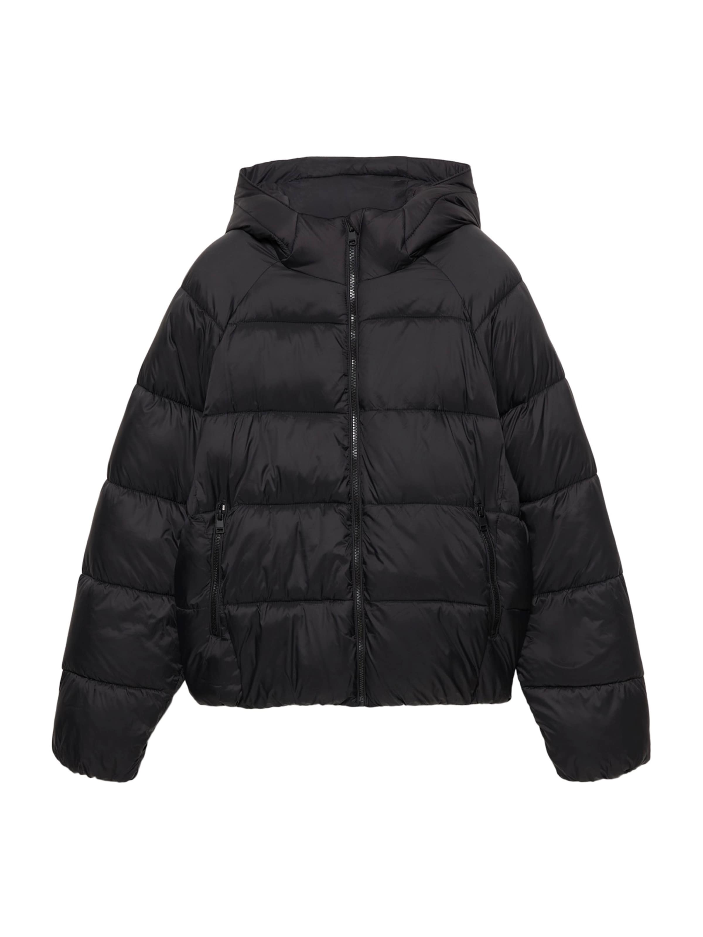 

Pull&Bear Куртка для межсезонья в черном цвете