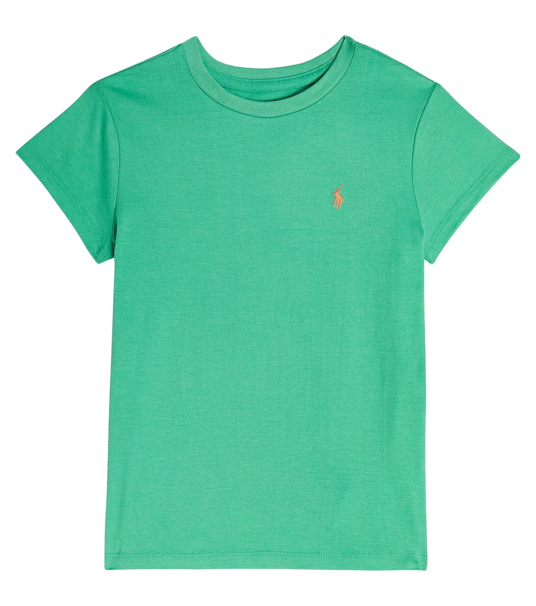 

Хлопковая футболка с логотипом Polo Ralph Lauren, зеленый