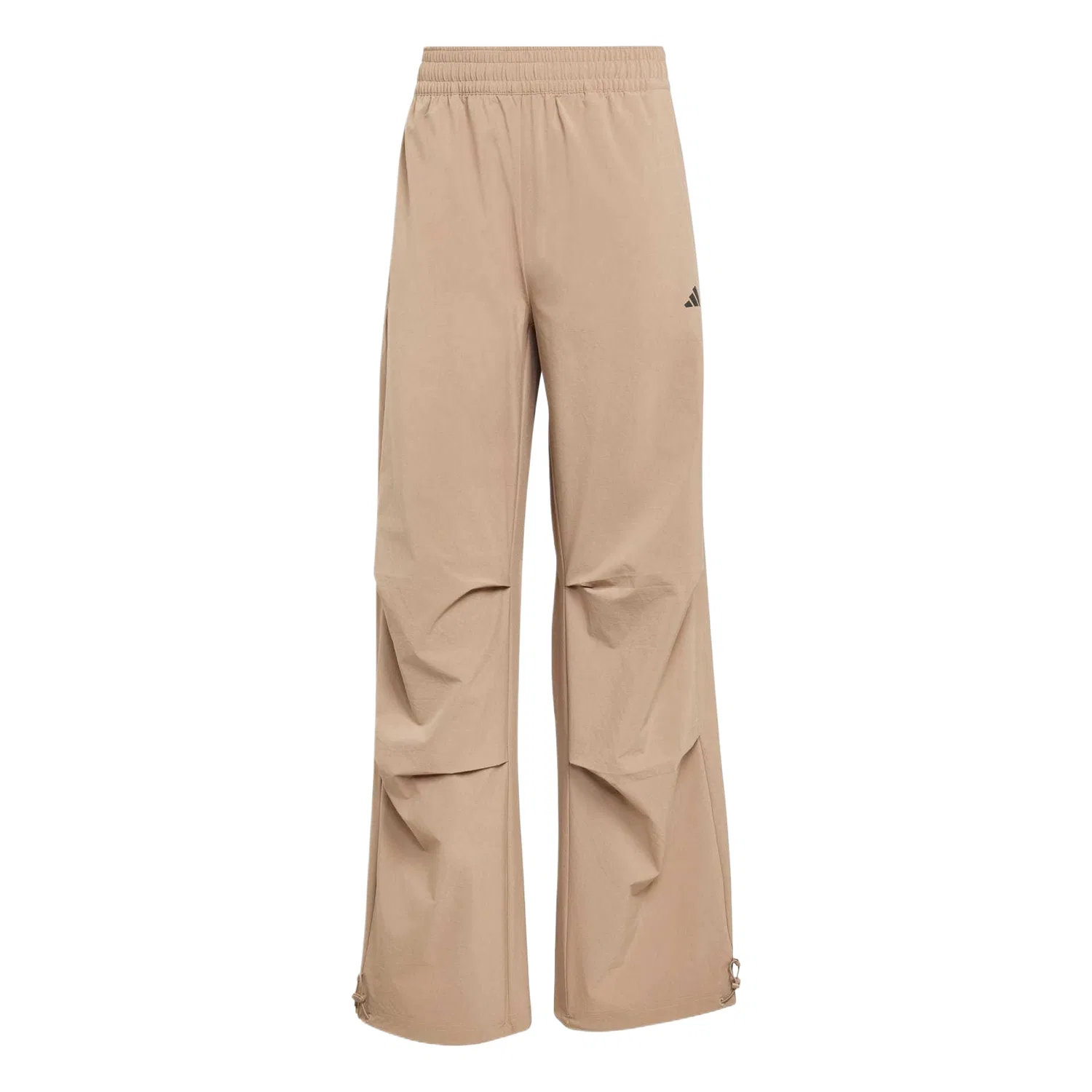 Брюки повседневные женские Powder Brown, прямые, средней посадки Adidas