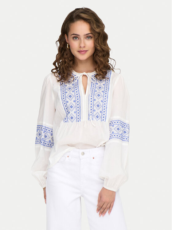 

Блузка обычного кроя Lulu 15345478 Jdy, белый