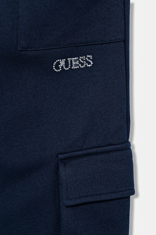 Детские спортивные штаны Guess, темно-синий — фото 3