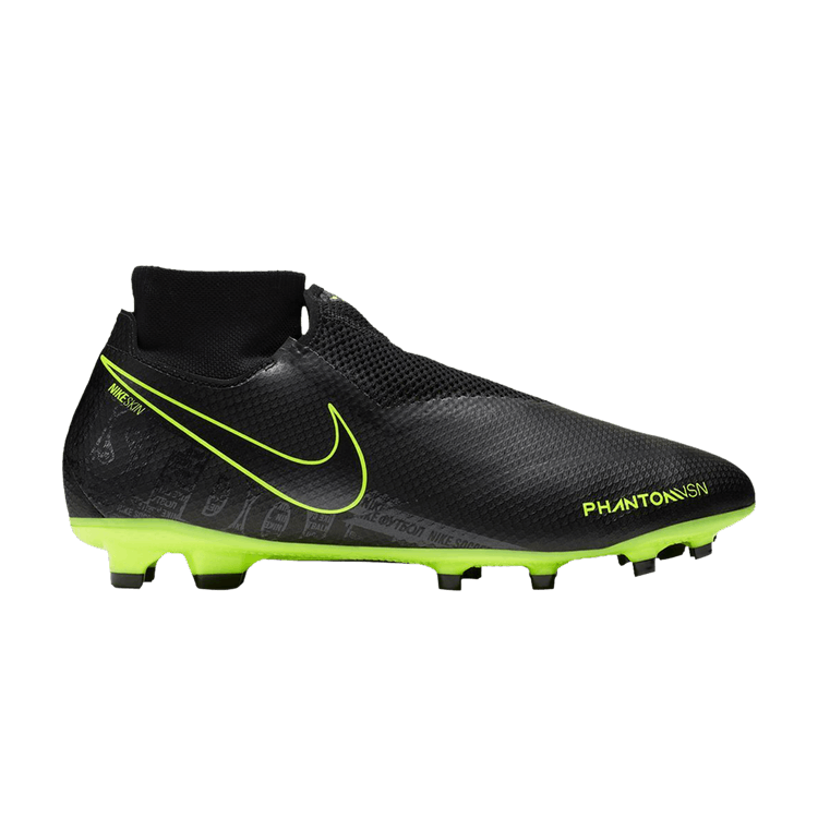 

Бутсы Nike Phantom Vision Pro DF FG 'Black Volt', черный