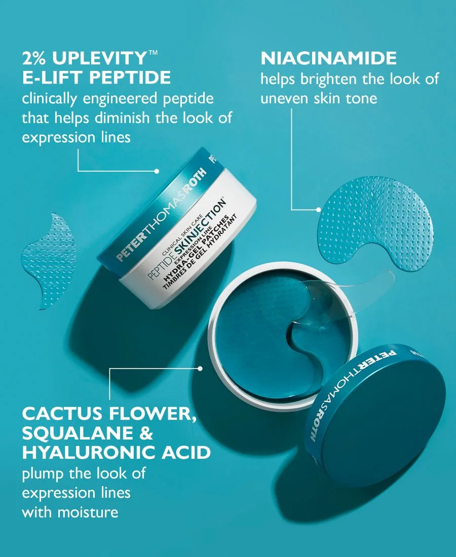 Peter Thomas Roth Пептидные патчи для инъекции в кожу Expression Line Hydra-Gel, 60 патчей — фото 2