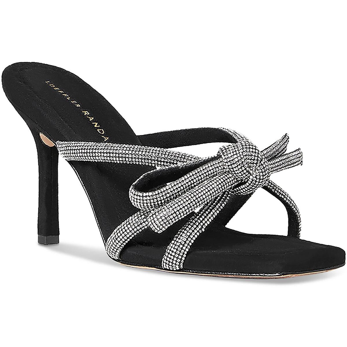 

MARGI Женские кожаные туфли на каблуке с бантом Loeffler Randall, черный