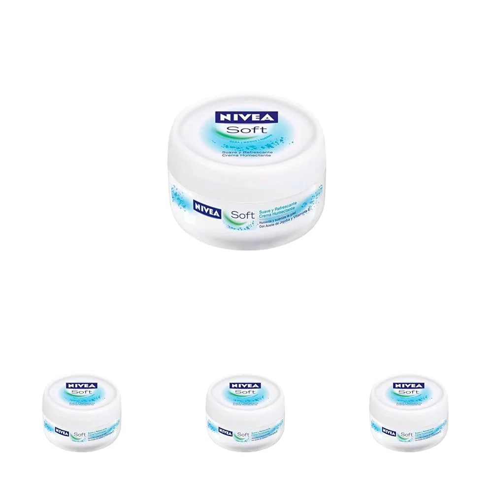 Увлажняющий крем NIVEA Soft, 375 мл (4 шт. в упаковке) Nivea