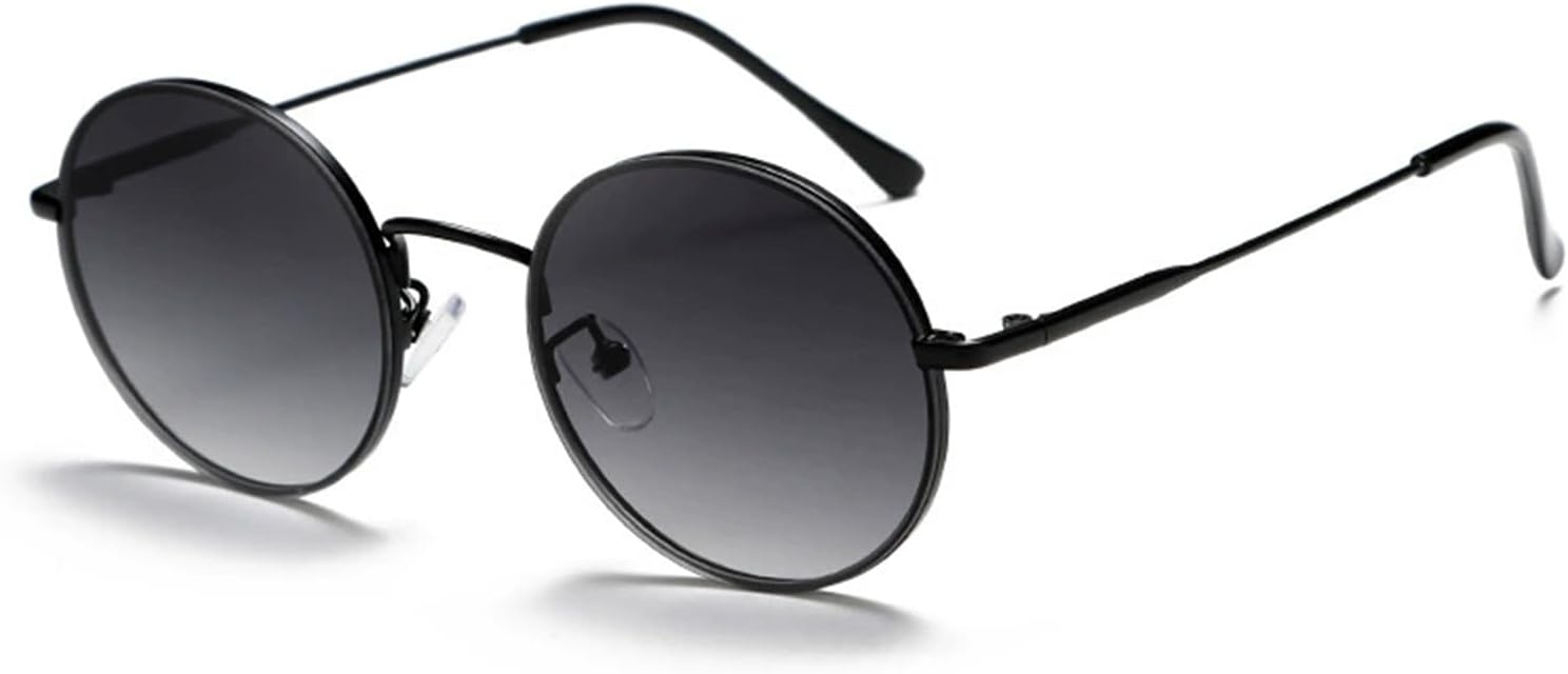 

Круглые солнцезащитные очки для женщин в стиле ретро-винтаж, круглая оправа, нержавеющая сталь, защита от УФ-излучения UV400, антибликовые, бохо, фестивальные очки Bubmari, A