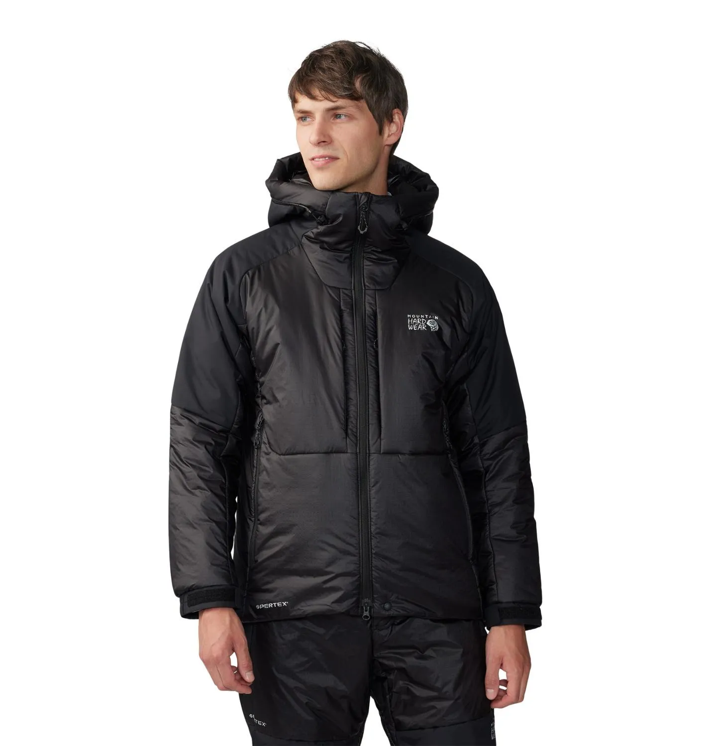 

Компрессорный утепленный худи-пуховик Alpine мужской Mountain Hardwear, Black