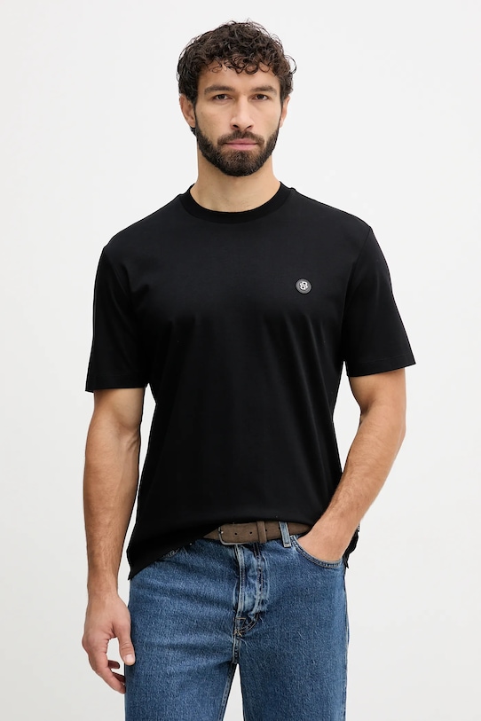 

Хлопковая футболка Boss, черный