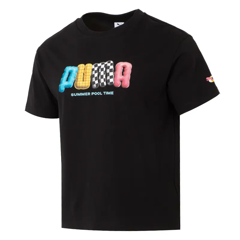 

PUMA Футболка мужская черная, Черный, PUMA Футболка мужская черная