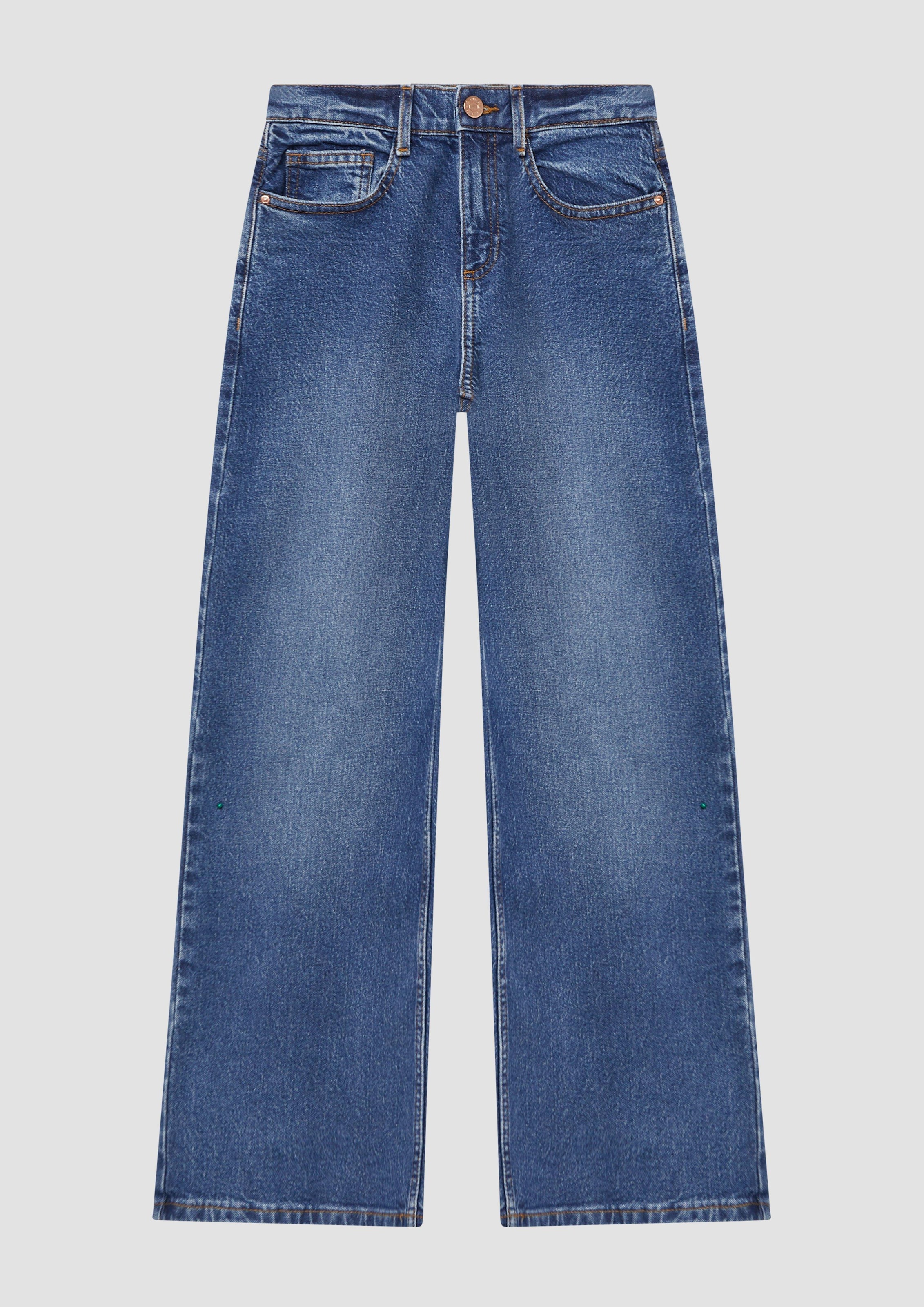 

s.Oliver Джинсы с широкими штанинами в синем цвете