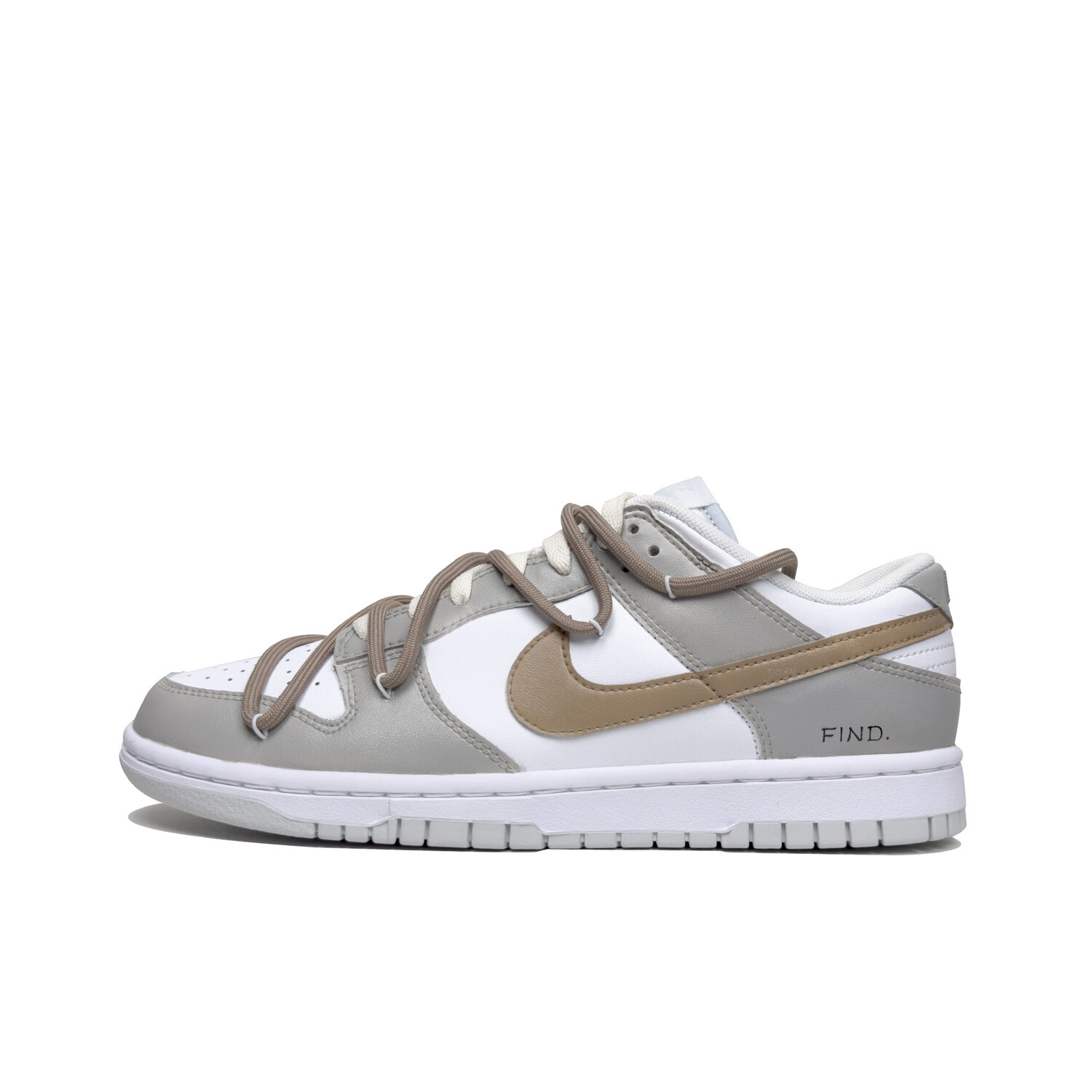 

Кроссовки Nike Dunk Skateboarding Shoes Men Low-top Tea Brown, коричневый