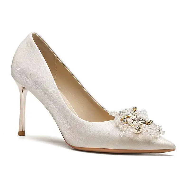 Туфли женские на высоком каблуке Lunnifeiya, цвет Light Champagne (8CM) — фото 3