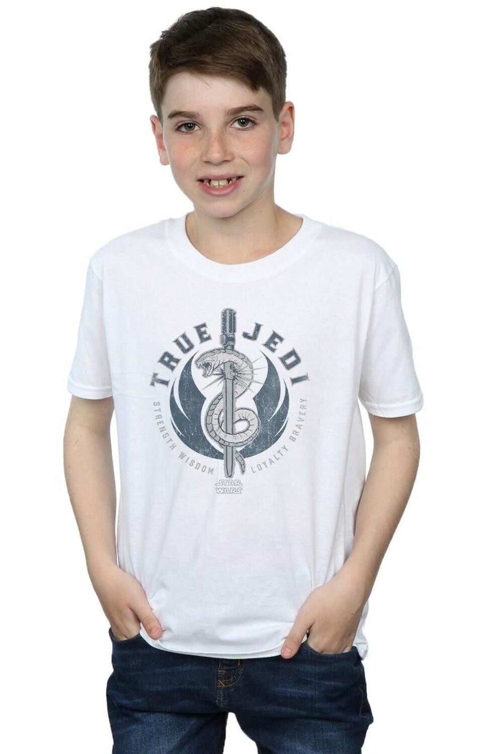 

Синяя футболка «Звездные войны: Скайуокер. Восход» Истинный джедай Star Wars, белый, Синий, Синяя футболка «Звездные войны: Скайуокер. Восход» Истинный джедай Star Wars, белый