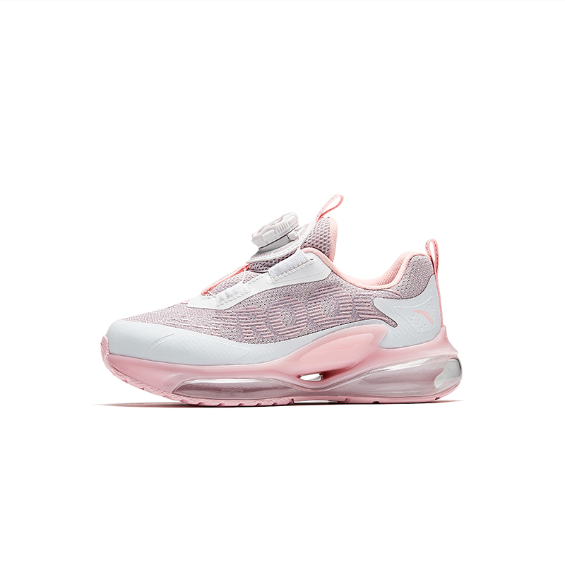 

Дышащие легкие амортизирующие низкие детские беговые кроссовки для детей 3-7 лет Antakids, нежно-розовый/белый