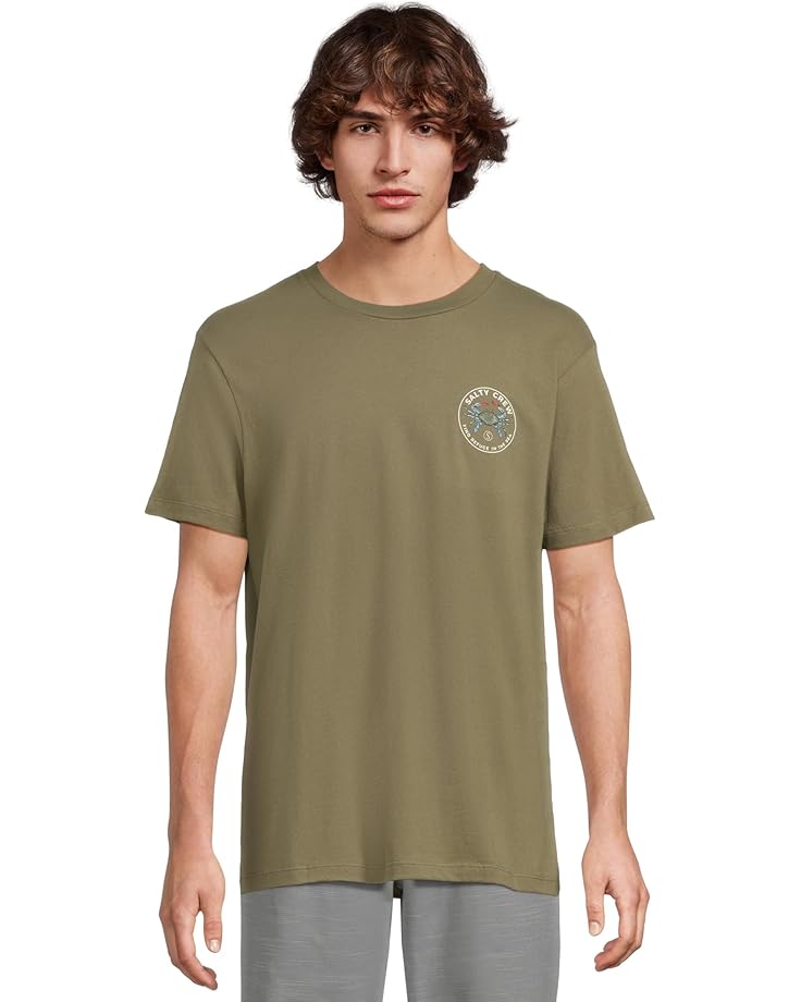 

Футболка Salty Crew Blue Crabber Short Sleeve Tee, цвет Dusty Olive