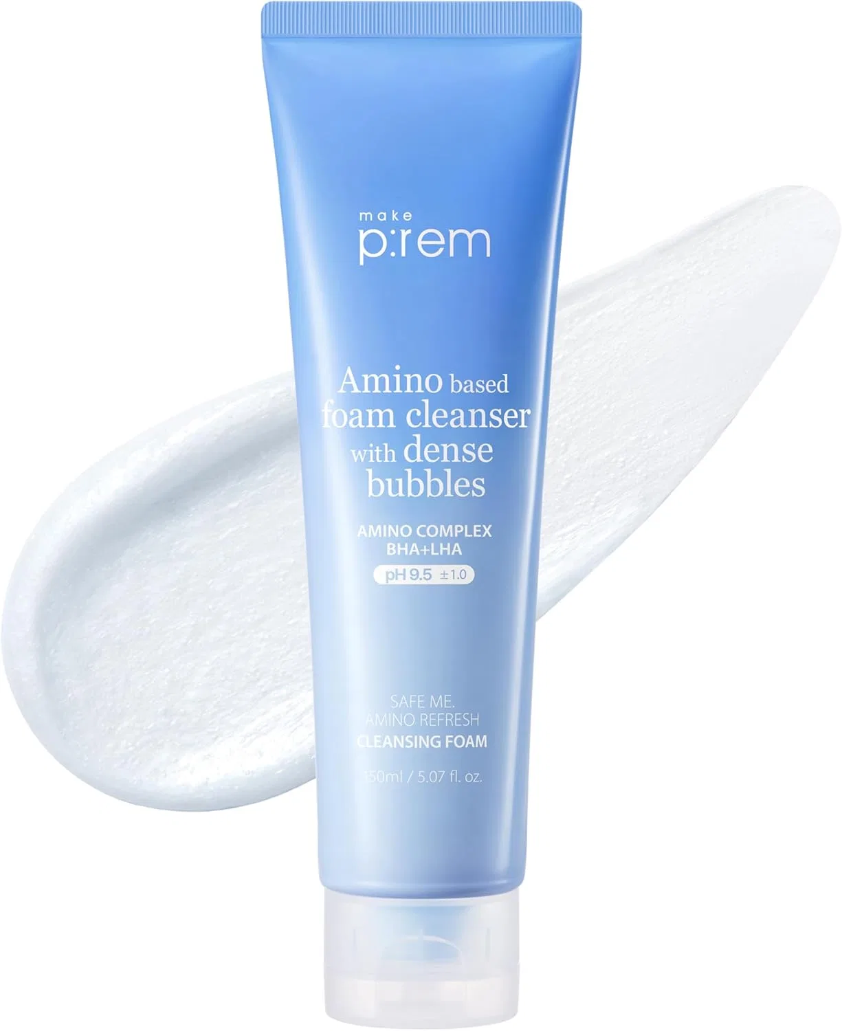 Пенка для умывания Makep:Rem — Гель- Amino Refreshing Cleansing Foam , , синий, 150 мл