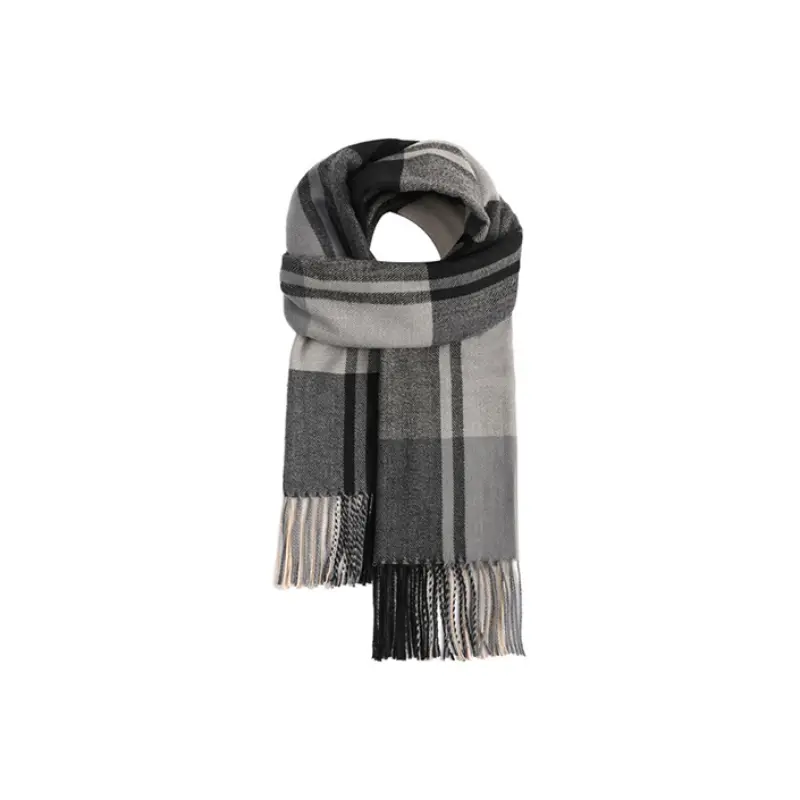 

FREE RABBITⅡ Вязаный шарф унисекс, Black Ink