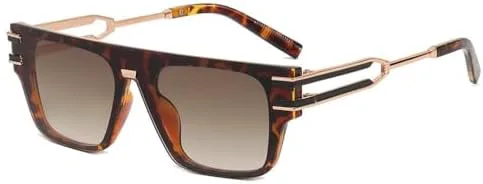 

Солнцезащитные очки One Piece Square 2027 для женщин, модные солнцезащитные очки для мужчин, классические винтажные очки, качественные женские очки MTZJH, C5