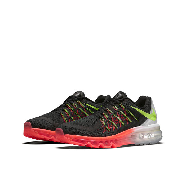 Кроссовки air max 2015 'black neon green orange' Nike, черный — фото 3