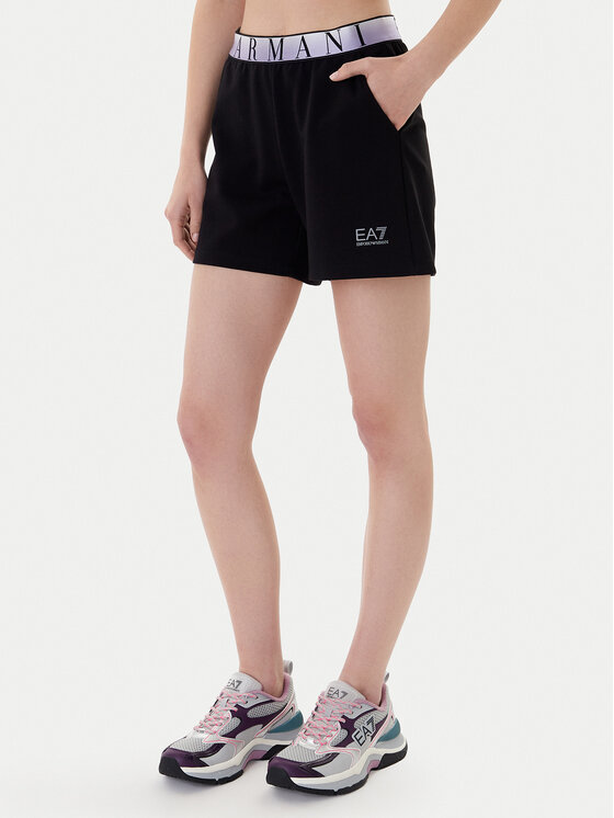 

Спортивные шорты regular fit 7W001153 AF12501 UC001 Ea7 Emporio Armani, черный