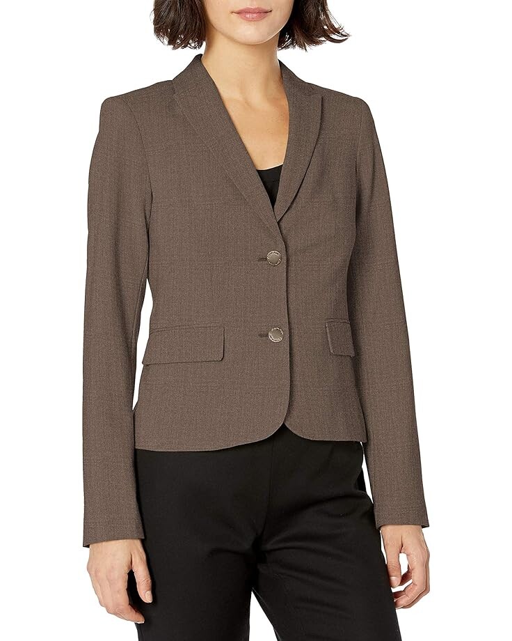 

Блейзер Calvin Klein Two Button Lux, цвет Heather Taupe