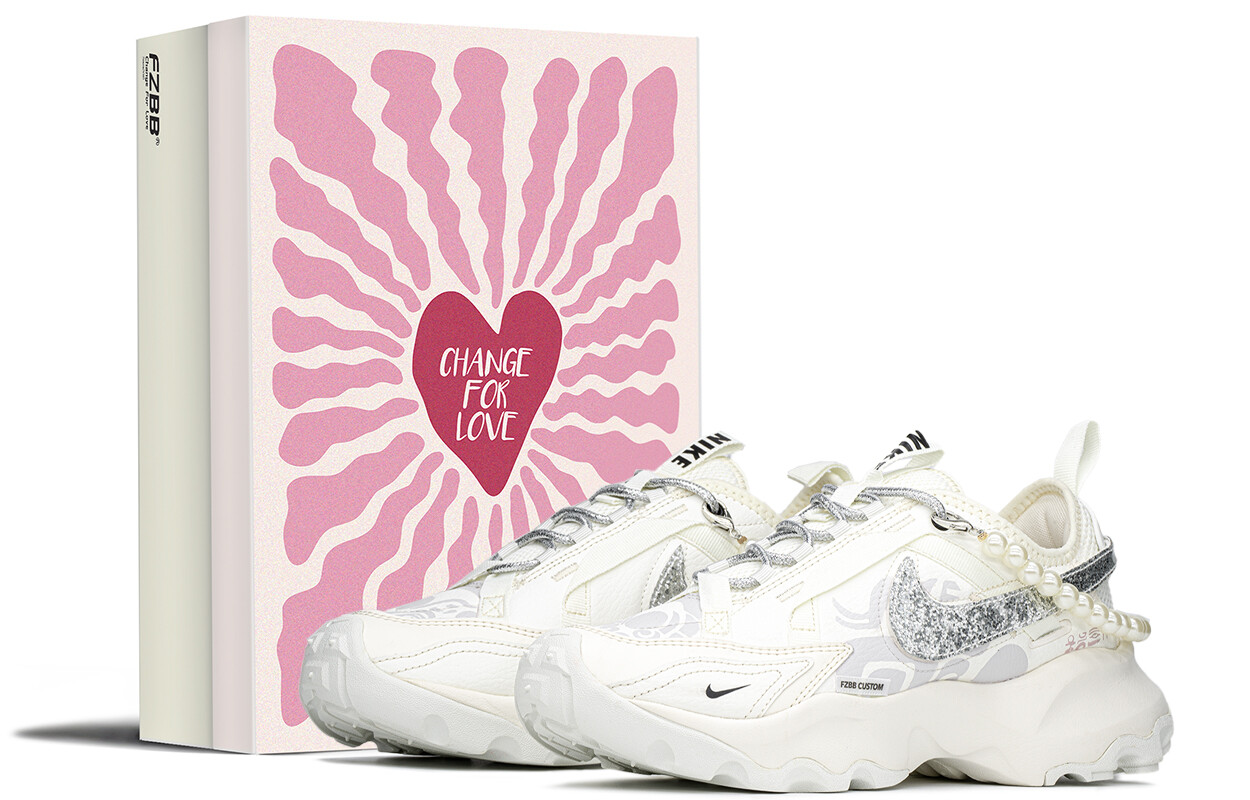 

Кроссовки Nike TC 7900 Lifestyle Shoes Women's Low-top Gray/Pink, серый/розовый