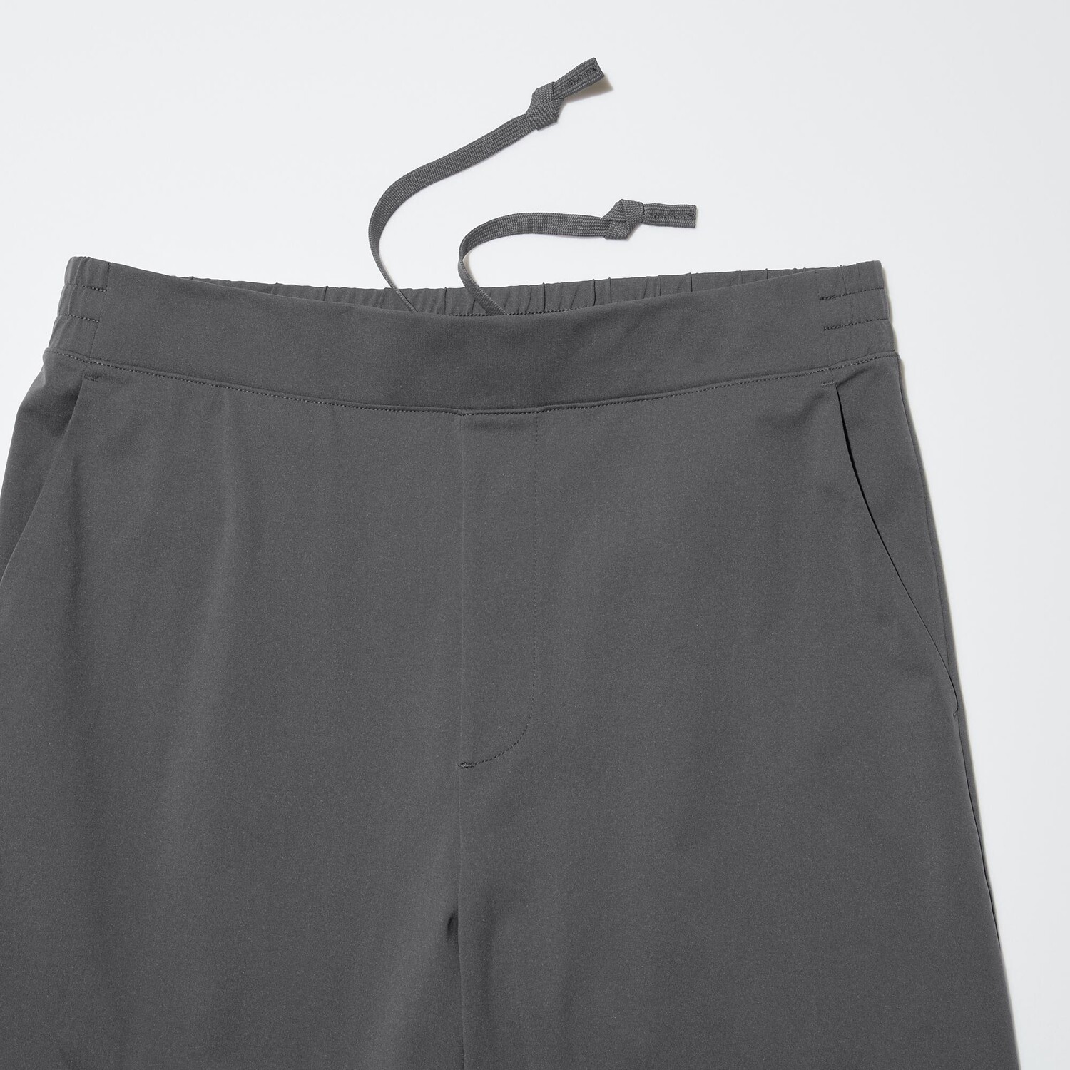 Брюки UNIQLO Ultra Stretch Dry EX зауженные, серый — фото 4