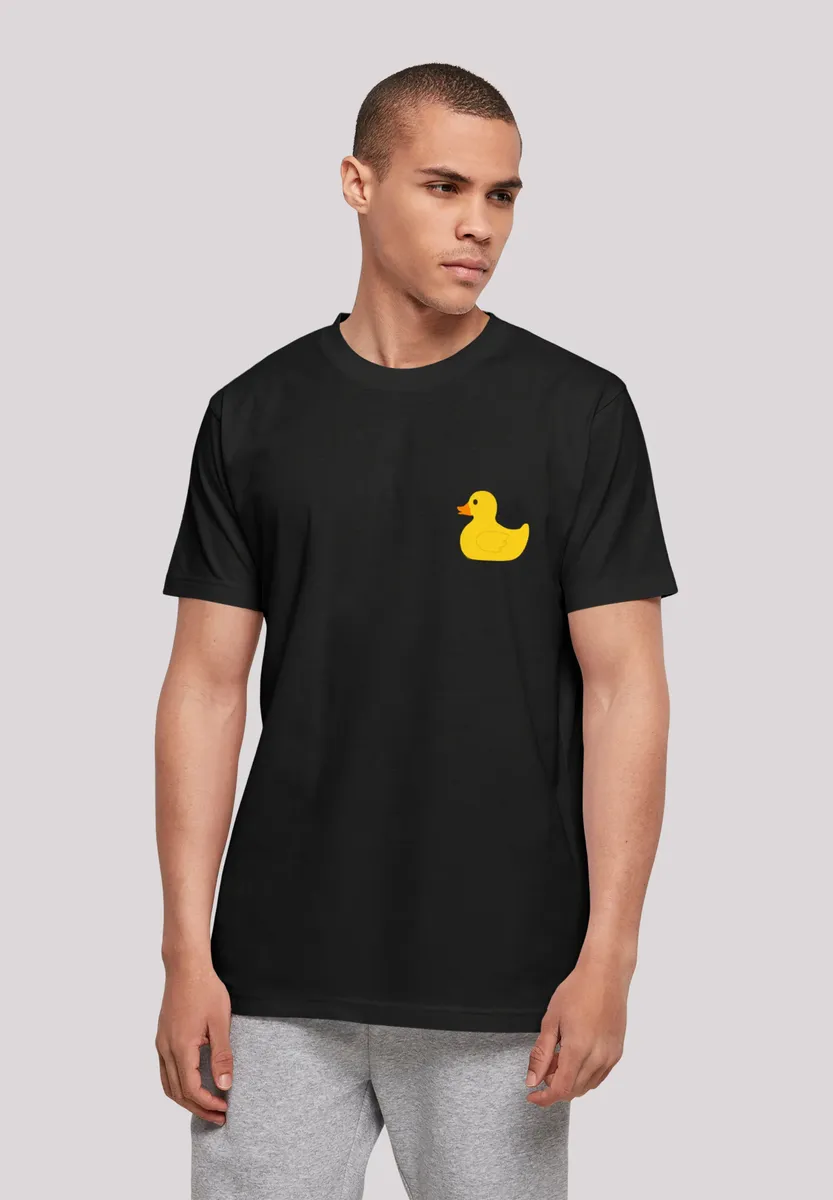 

F4NT4STIC Футболка "Yellow Rubber Duck TEE UNISEX", принт, черный