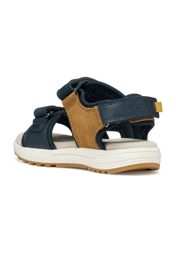 Трекинговые сандалии alben Geox, Navy Ochre Yellow — фото 4