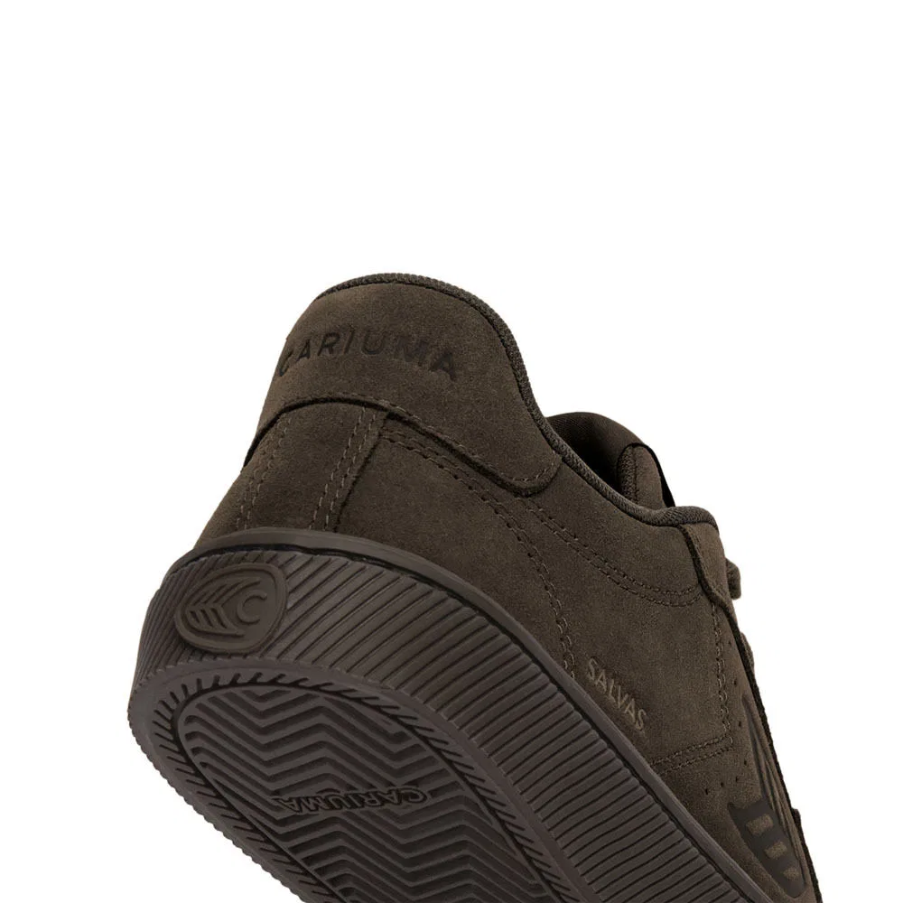 Мужские низкие кеды Salvas Suede коричневые от Cariuma — фото 4