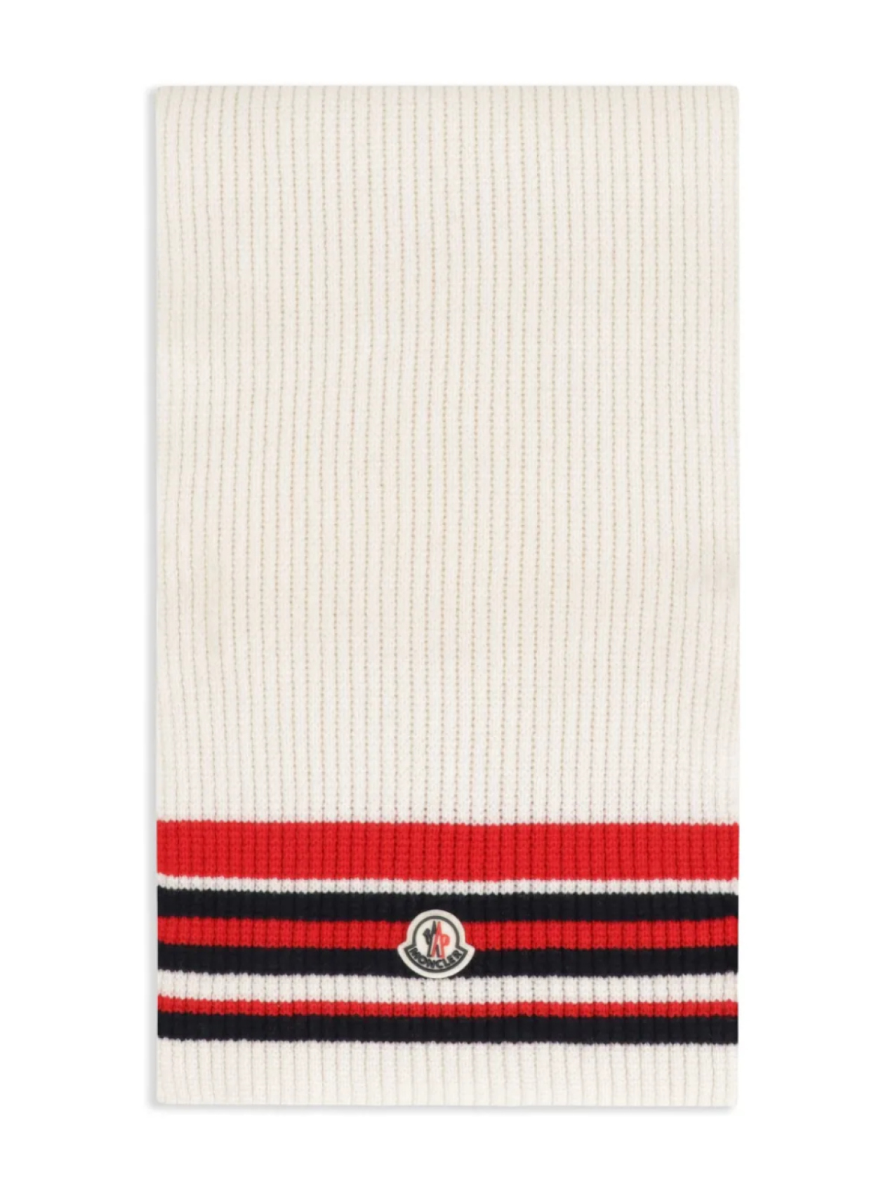 

Шарф с логотипом Moncler, белый