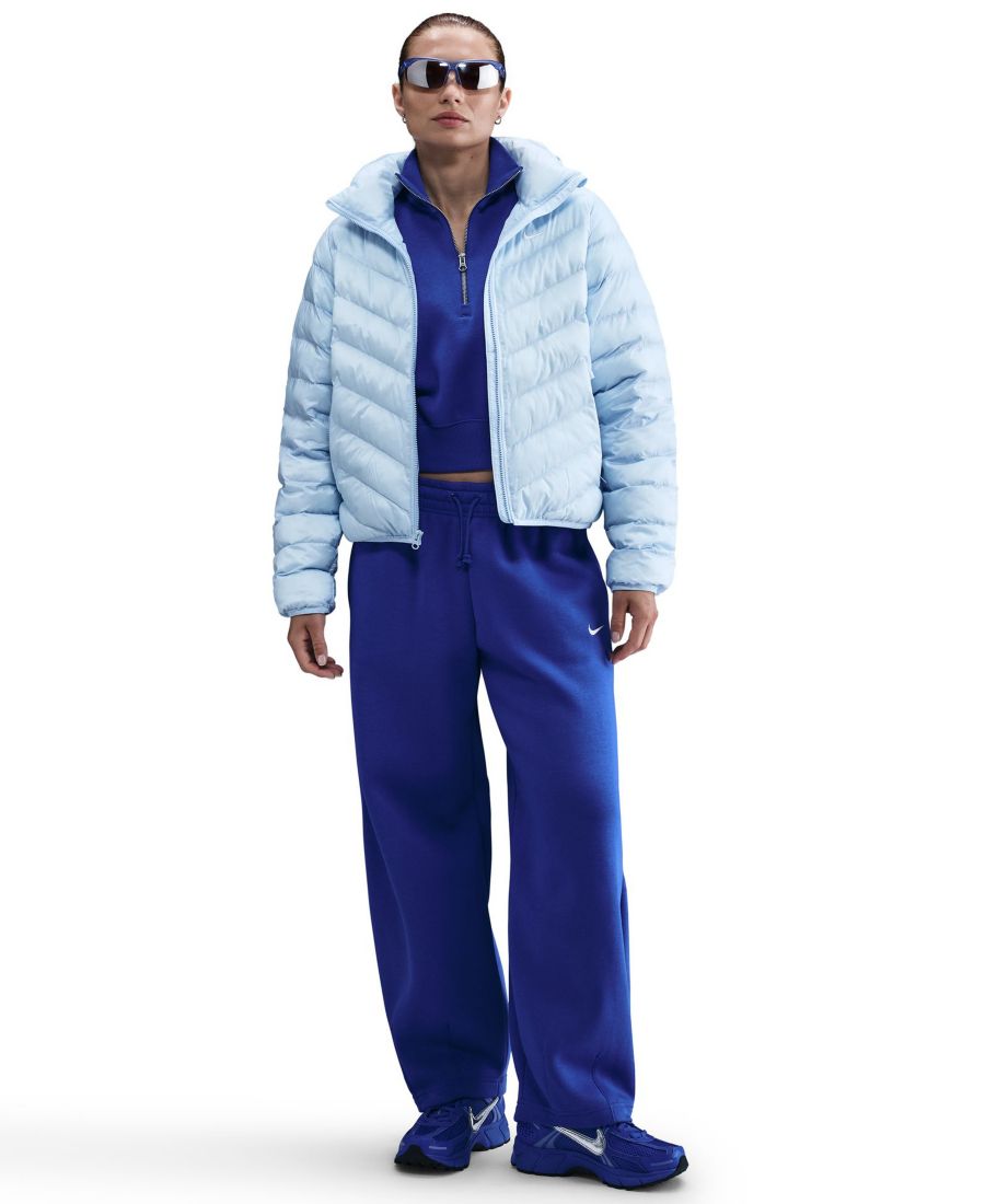 

Женская ветровка Sportswear Windpuffer Therma-FIT с капюшоном Nike, Celestine Blue/Sail