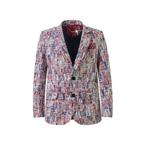 

Детский блейзер slim fit с принтом краски Elie Balleh, Red