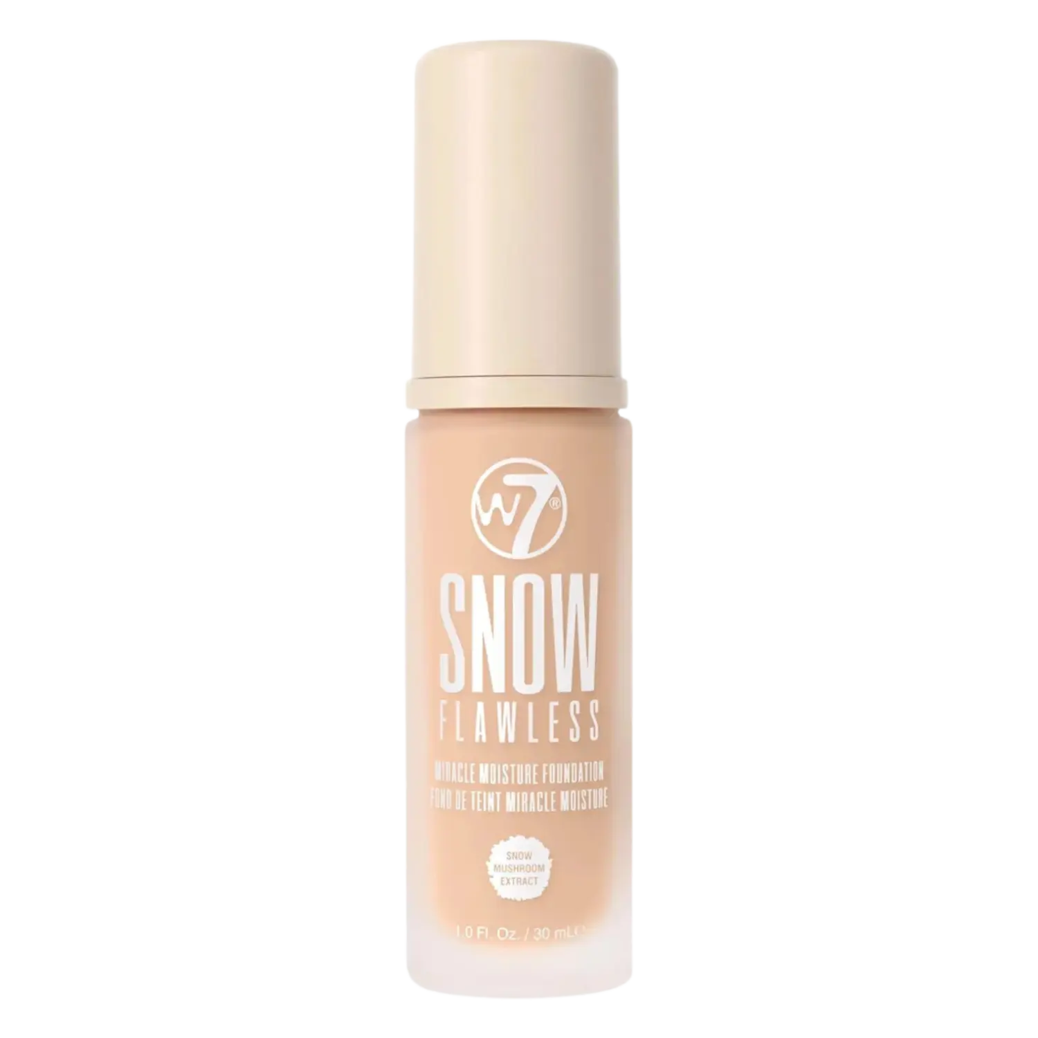 

Увлажняющий тональный крем для лица при раннем загаре W7 Snow Flawless, 30 мл