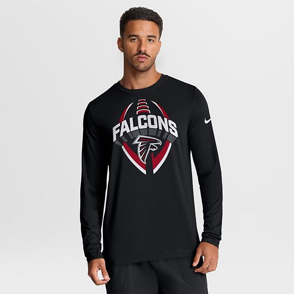 

Мужская черная футболка с длинным рукавом Atlanta Falcons Primetime Legend Icon Performance Nike