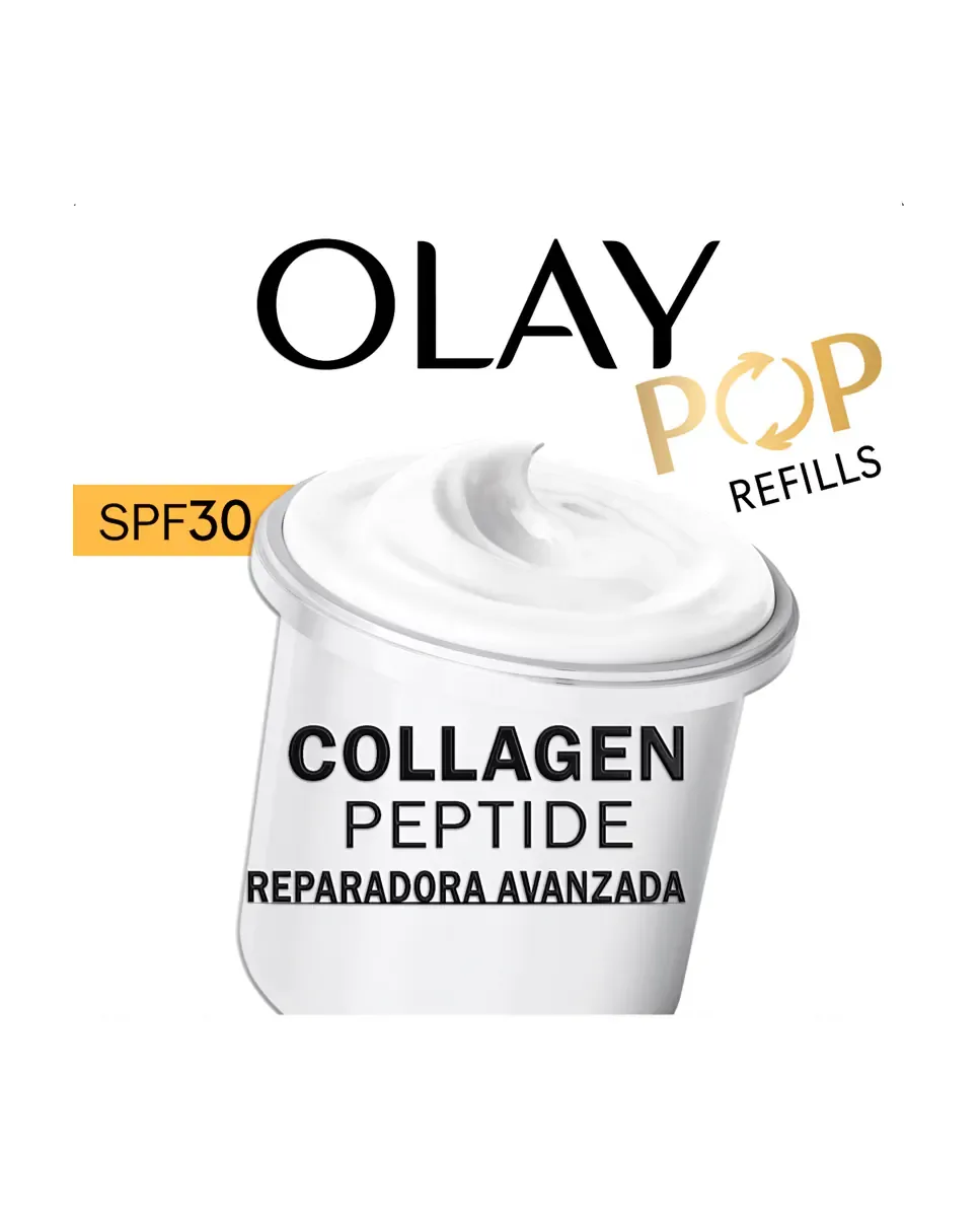Крем для лица SPF OLAY Дневной сменный с пептидом коллагена и витамином B3 — фото 3