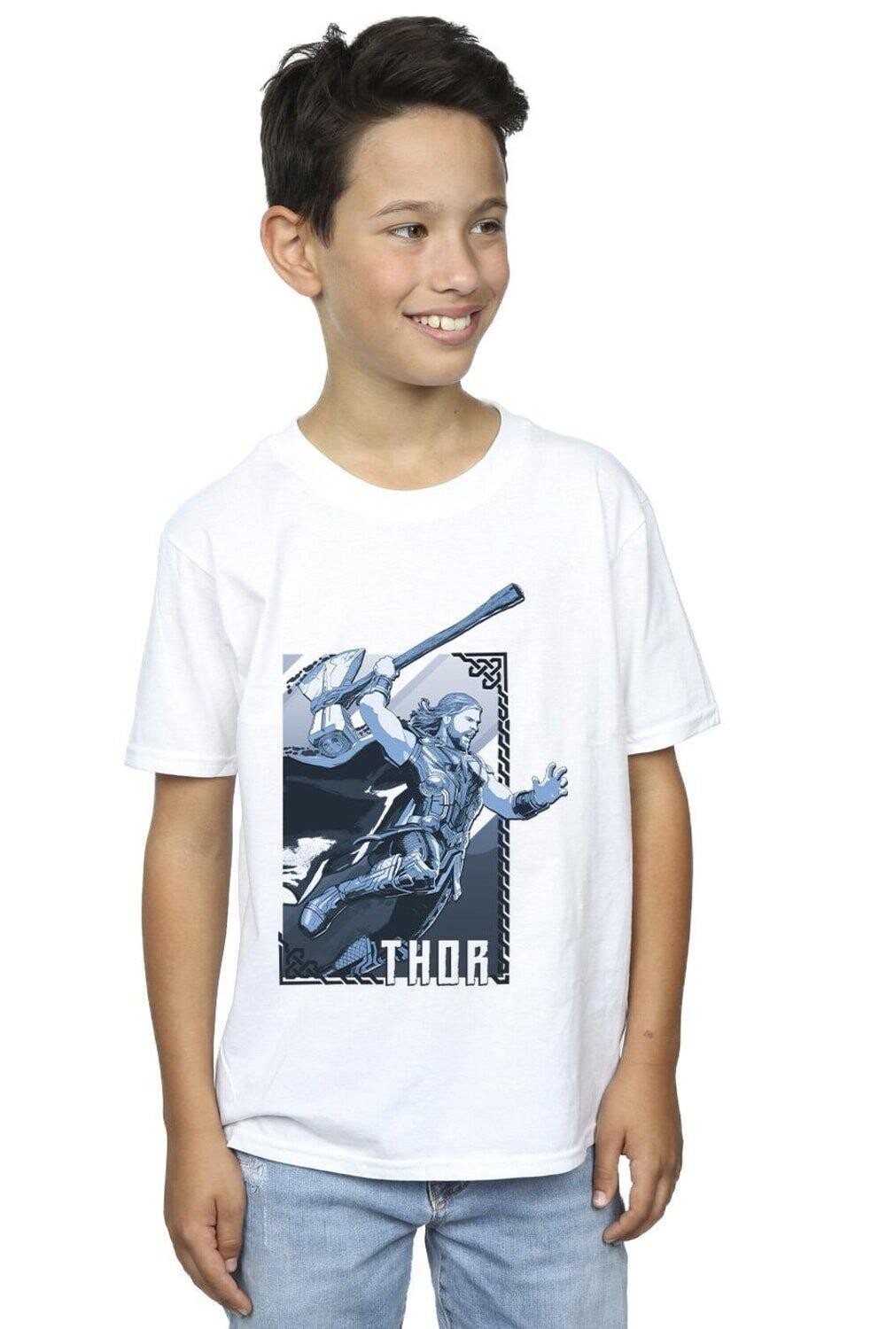 

Футболка Thor Love And Thunder Attack Marvel, белый