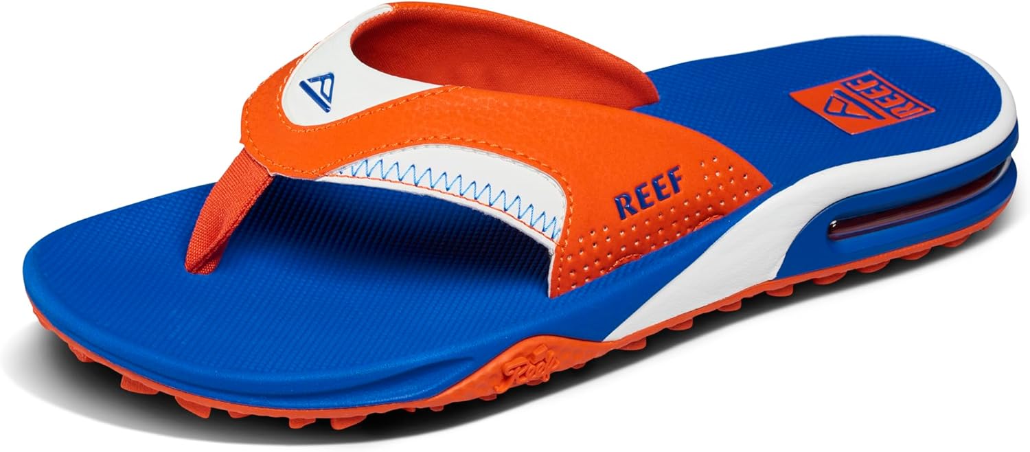

Мужские вьетнамки REEF Fanning с открывалкой для бутылок, синий/оранжевый